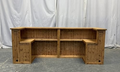 ba Libre home bar Satin 270x80 large u shape bar design with smooth finish UK handcrafte