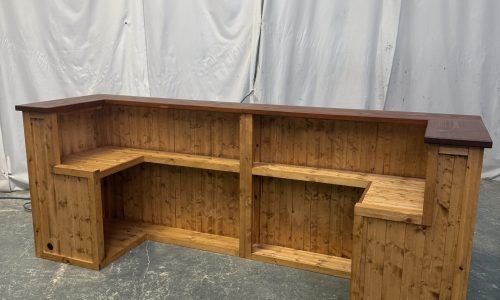 Cuba Libre home bar Espresso Satin 270x80 large u shape bar design UK handcrafted