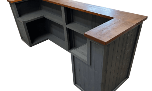 Cuba Libre home bar Espresso Grey 270x80 large straight design UK handcrafted